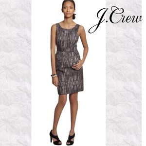 J.Crew tweed sleeveless Contessa sheath dress Sz 6